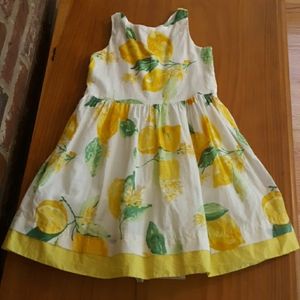 Gymboree Lemon Dress EUC